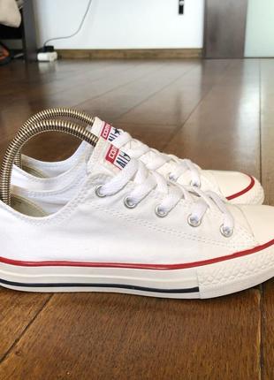 Кеды белые converse (оригинал) р. 34