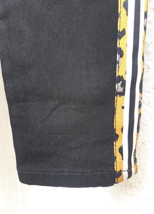 Джинси скінні висока посадка джинси з лампасами4 фото