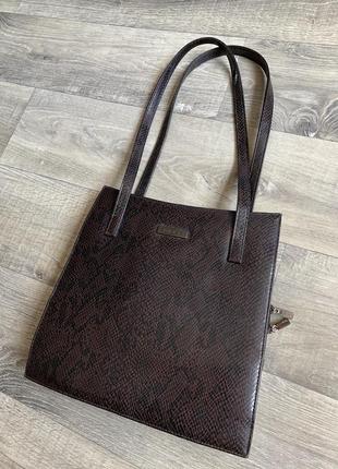 Висока сумка з довгими ручками