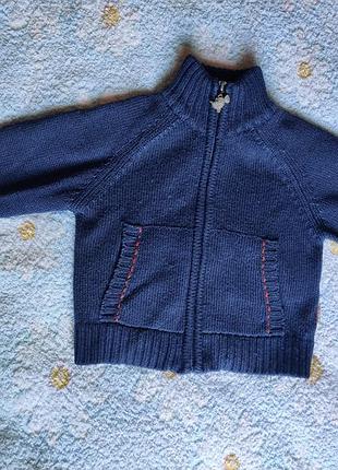 Шерстяная кофта, кофточка на молнии alphabet