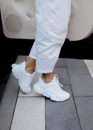 Кросівки adidas ozweego adipren white кроссовки8 фото