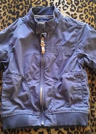 Стильная ветровка бомбер next на молнии