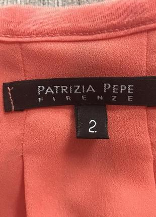 Patrizia pepe  блуза . лонгслив на пуговицах с шифоновой спинкой 46-485 фото