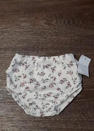 Matalan хлопковые новые  трусики для девочки 12-18 месяцев
