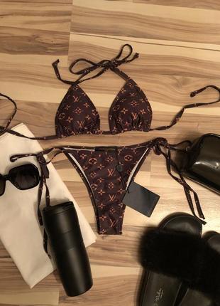 Купальник у стилі louis vuitton, бікіні👙