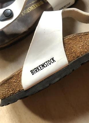 Біркеншток / birkenstock / білі в’єтнамки