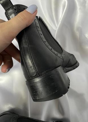 Ботинки челси кожаные 5