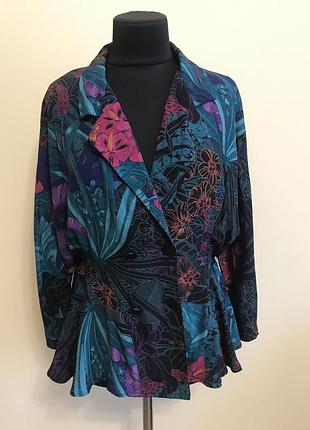 Блуза  двубортная винтажная