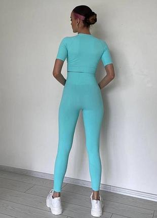 Спортивний костюм лосини + топ9 фото