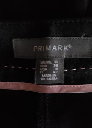 Новые базовые зауженные черные брюки с карманами  primark3 фото