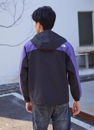 Вітрівка-анорак the north face black/violet3 фото