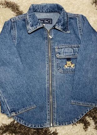 Джинсовый пиджак, на 4-5 лет