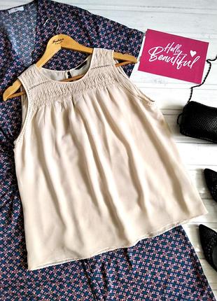 Блуза massimo dutti, натуральна тканина, блуза-майка