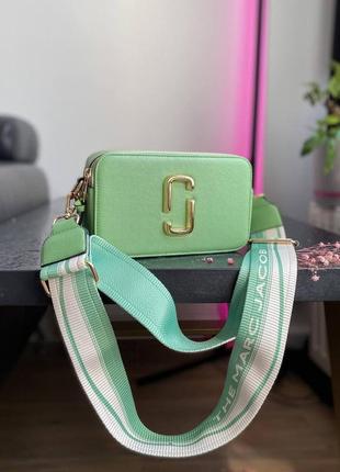 Marc jacobs mint ll женская сумка маркс якобс в мятном цвете10 фото