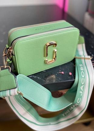 Marc jacobs mint ll женская сумка маркс якобс в мятном цвете8 фото