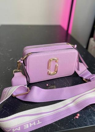 Marc jacobs violet ll женская сумка клатч марк якобс в фиолетовом цвете8 фото