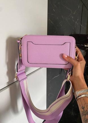 Marc jacobs violet ll женская сумка клатч марк якобс в фиолетовом цвете5 фото