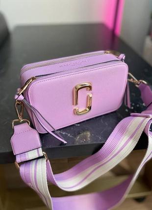 Marc jacobs violet ll женская сумка клатч марк якобс в фиолетовом цвете6 фото