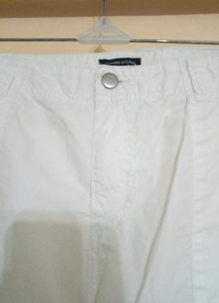 Удлиненные белые шорты6 фото