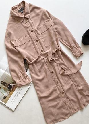 Красивое платье на пуговицах 14 хл