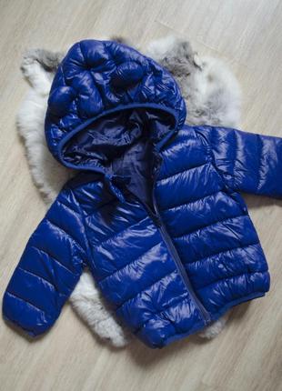 Курточка на легкому синтепоні на капюшоні вушка