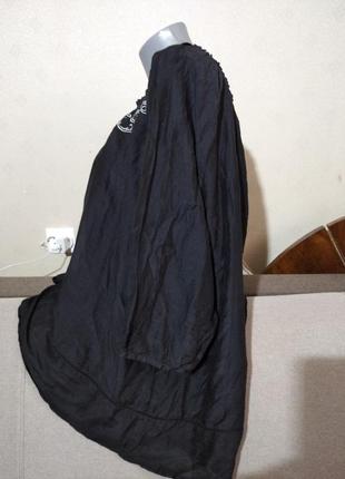 Невесомая батистовая блуза с вышивкой батал zay , xl, наш 54/565 фото