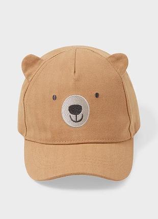 C&a стильная кепка блайзер мишка для мальчика 48-49 р