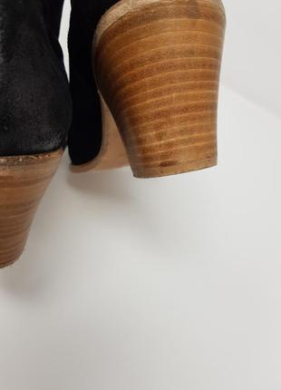 Італійські замшеві чобітки-черевички5 фото