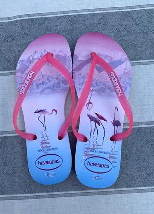 👣отличные тапочки./havaianas/eu35-36/23.5cm/состояние новых..👣7 фото