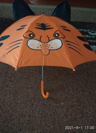 Детский зонт тигренок2 фото