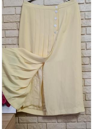 Красивая желтая длинная юбка l'anglaise4 фото