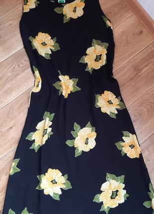 Длинный сарафан в цветок