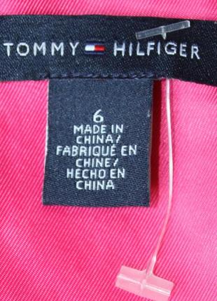 Платье, фуксия, мини, яркое, Tommy hilfiger, сарафан, юбка баллон, малиновый цвет4 фото