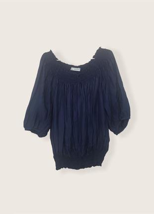 Zara basic шовкова блуза топ