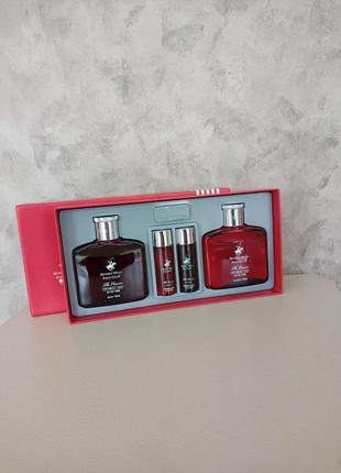 Мужской набор корейской косметики для ухода за кожей polo club beverly hills the classics skin care set2 фото