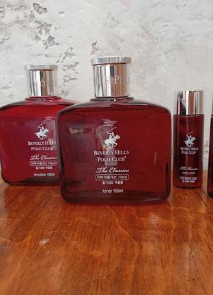 Мужской набор корейской косметики для ухода за кожей polo club beverly hills the classics skin care set3 фото