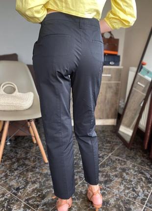 Хлопковые черные брюки dorothee schumacher, чорні штани оригинал3 фото