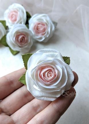 Шпилька для волосся з трояндою2 фото