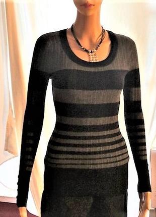 Базовый свитерок в полоску  l