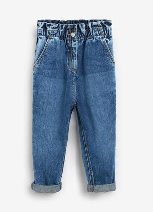 Трэндовые джинсы для девочки с  эффектом потертости  next