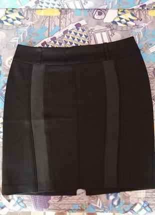 Черная классическая юбка