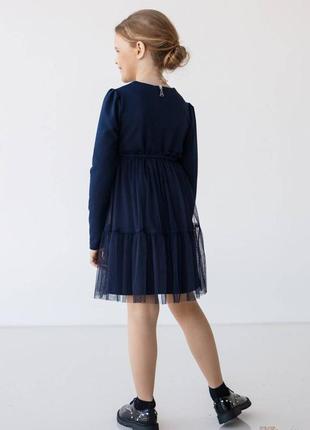 Сукня синього кольору для дівчинки suzie2 фото