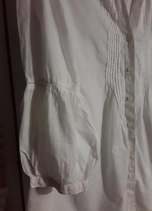 Романтическая блуза из тонкого хлопка4 фото