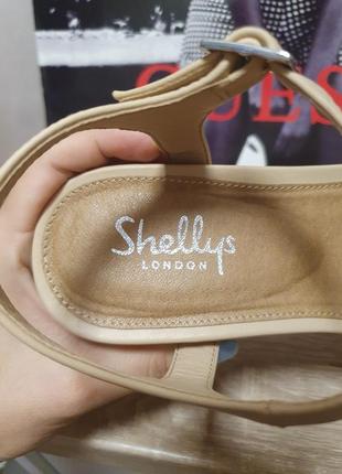 Шкіряні босоніжки на платформі shellys london5 фото