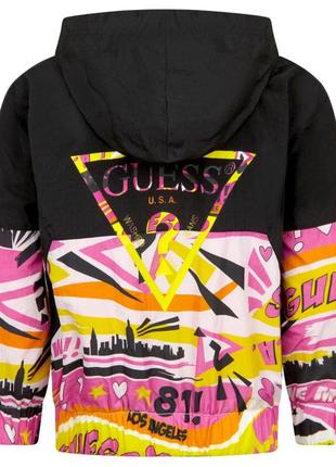 Курточка вітровка guess з кап’юшоном для дівчинки 6 -16 років2 фото