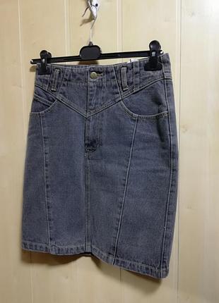 Джинсовая юбка карандаш