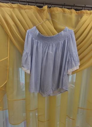 Блуза бохо штапель