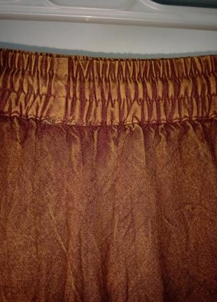 Вискозная юбка-макси с вышивкой в стиле бохо5 фото