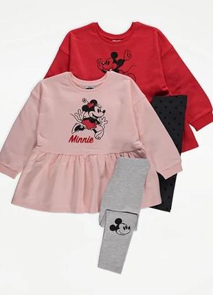 Комплект костюм для дівчинки міккі маус minnie mouse george великобританії