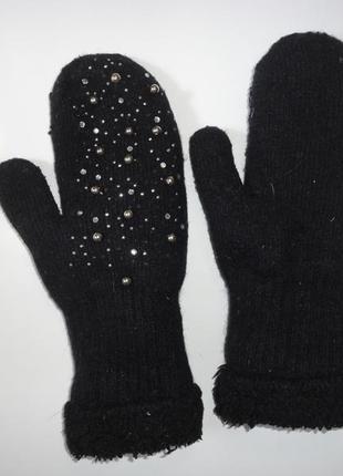 Зимові теплі рукавиці1 фото